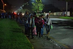 Con o sin muro, de caravana en caravana