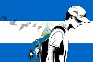 La caravana silenciosa de migrantes nicaragüenses