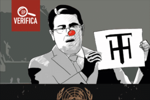 Juan Orlando Hernández: la desinformación en su discurso en la ONU
