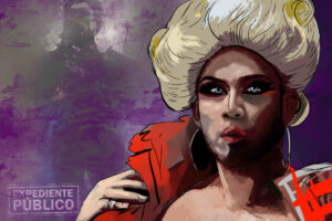 Lady Drag, un símbolo de las protestas contra Bukele en El Salvador 