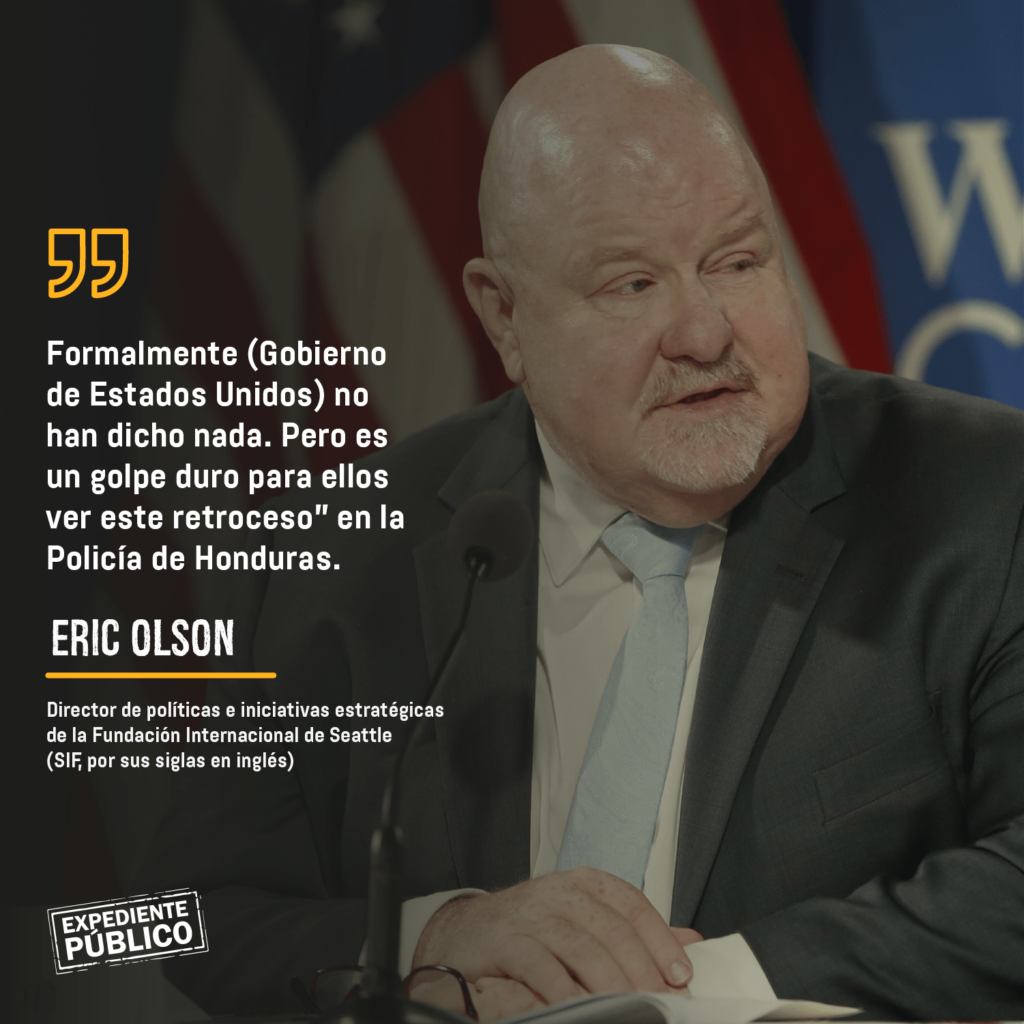 Eric Olson, director de politicas e iniciativas estratégicas de la Fundación Internacional de Seattle (SIF).