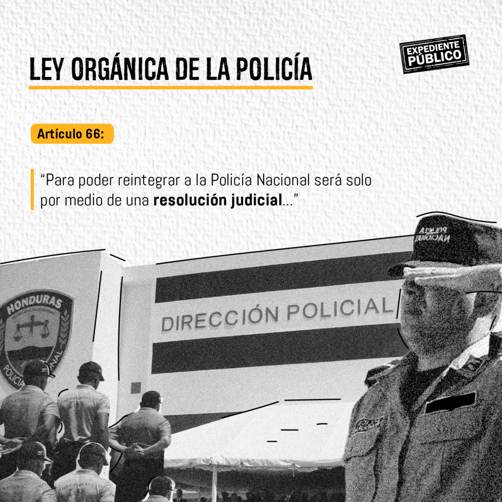 Ley Orgánica de la policía, Honduras.