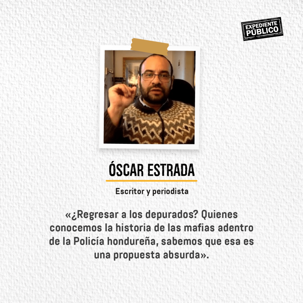 Óscar Estrada, escritor y periodista. 