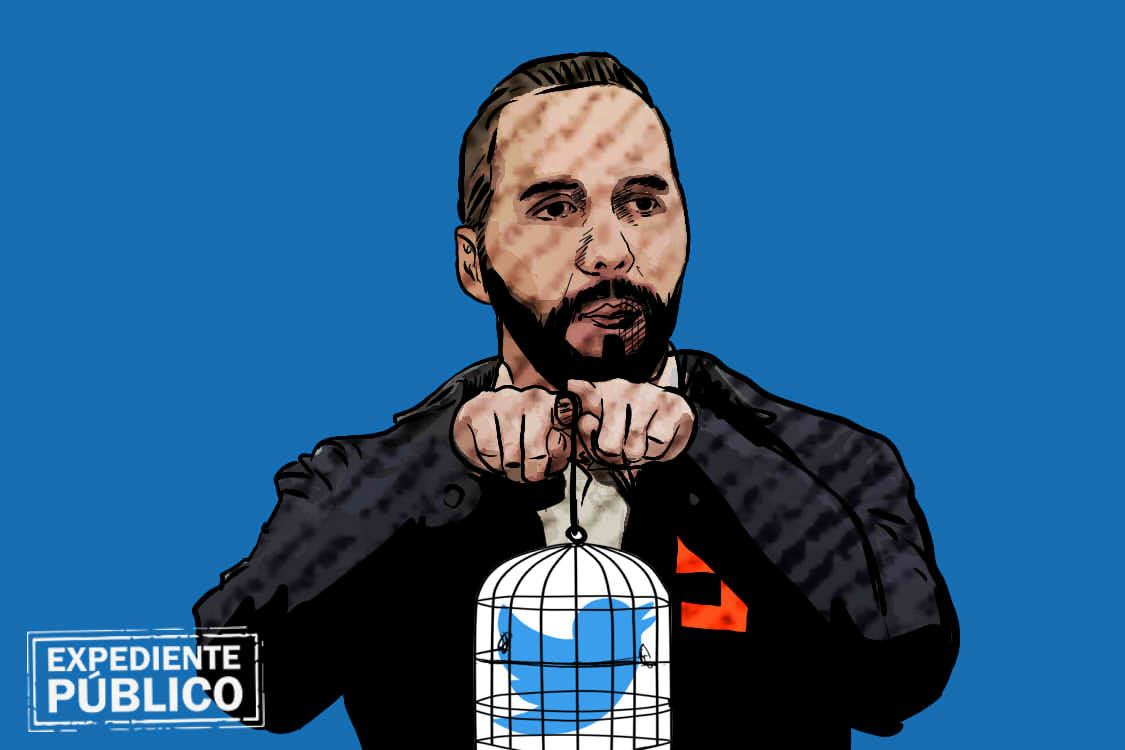 Nayib Bukele redes sociales opositores