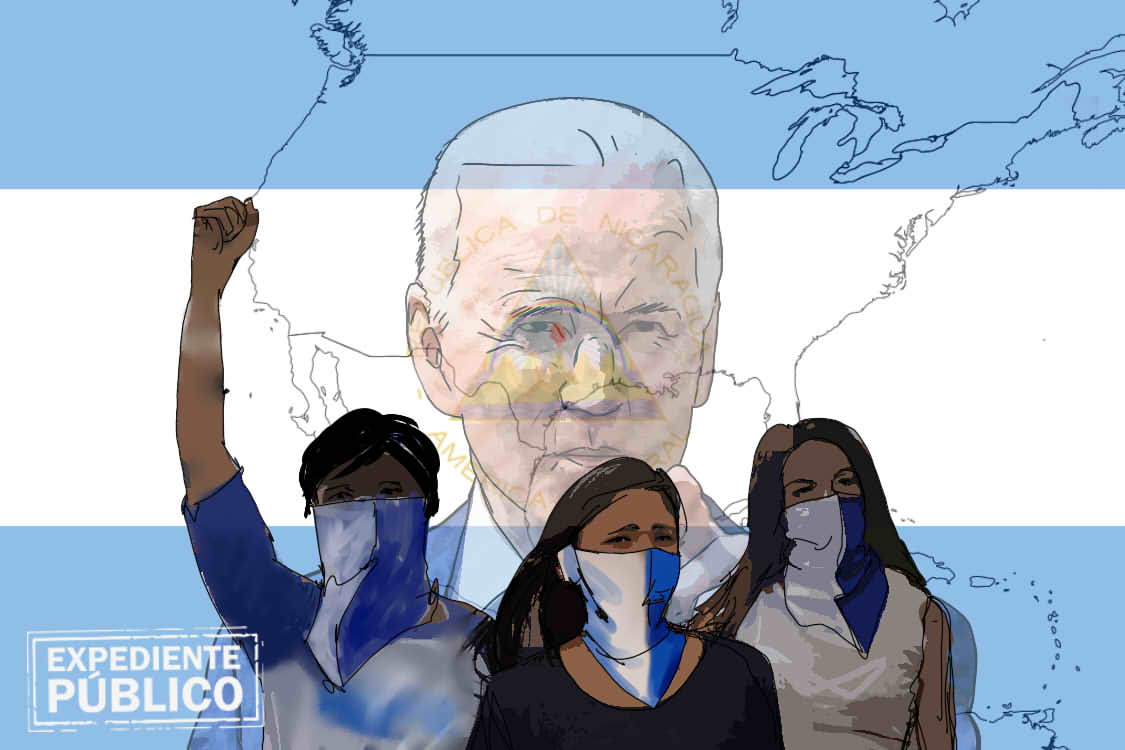 Exiliados Nicaragua Joe Biden Daniel Ortega