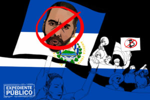 Este Primero de Mayo, salvadoreños marcharon contra la intención de Nayib Bukele de reelegirse 