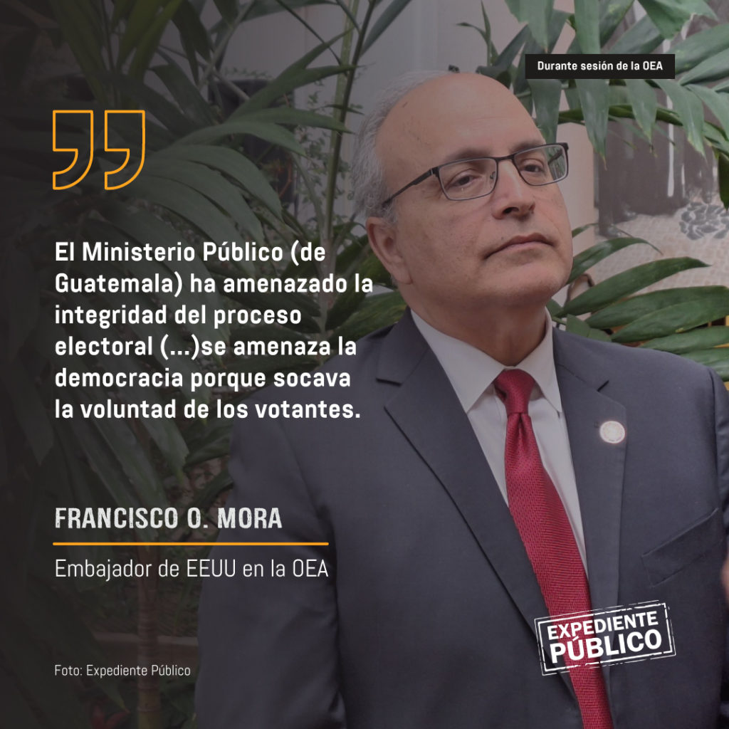 Presidenta del Tribunal Electoral de Guatemala denuncia en la OEA que la “judicialización del proceso" amenaza las elecciones presidenciales