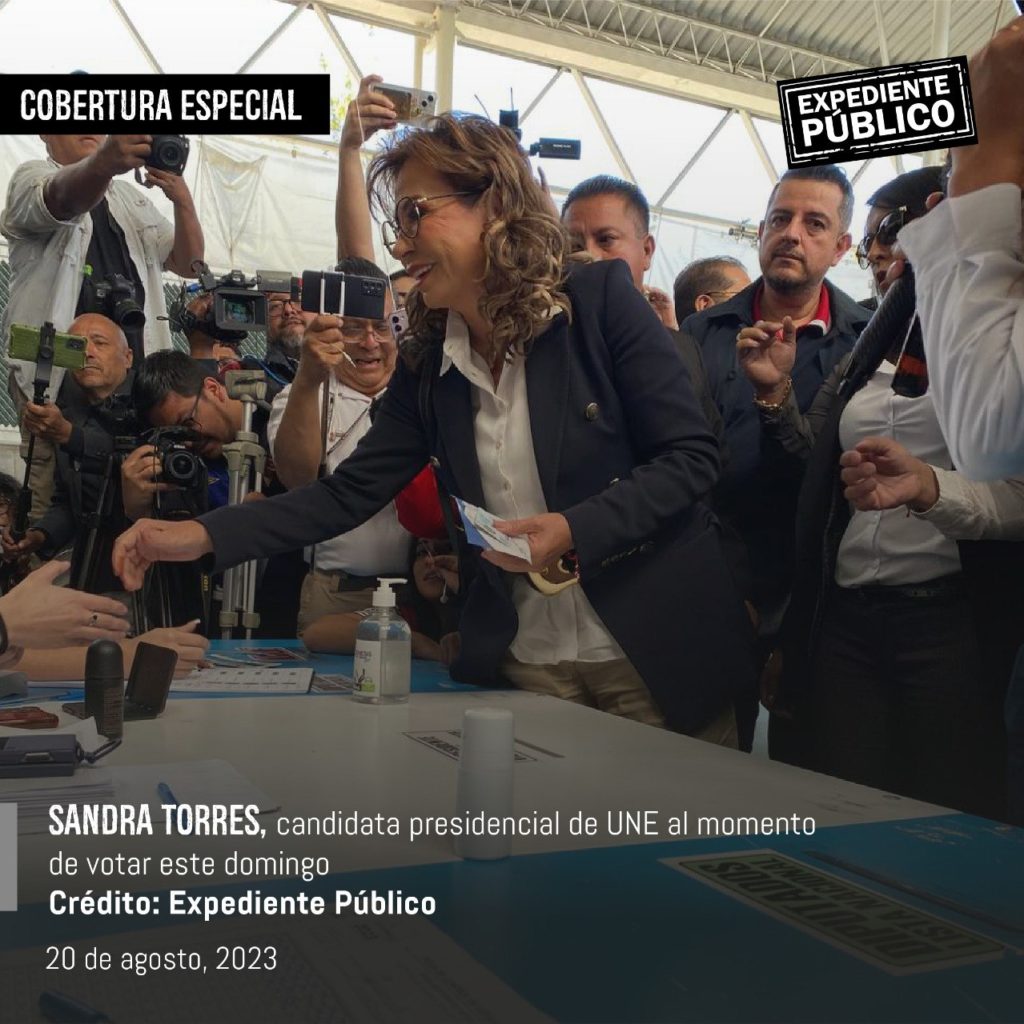 Sandra Torres, de la UNE, no reconoce el triunfo de Bernardo Arévalo en las elecciones de Guatemala