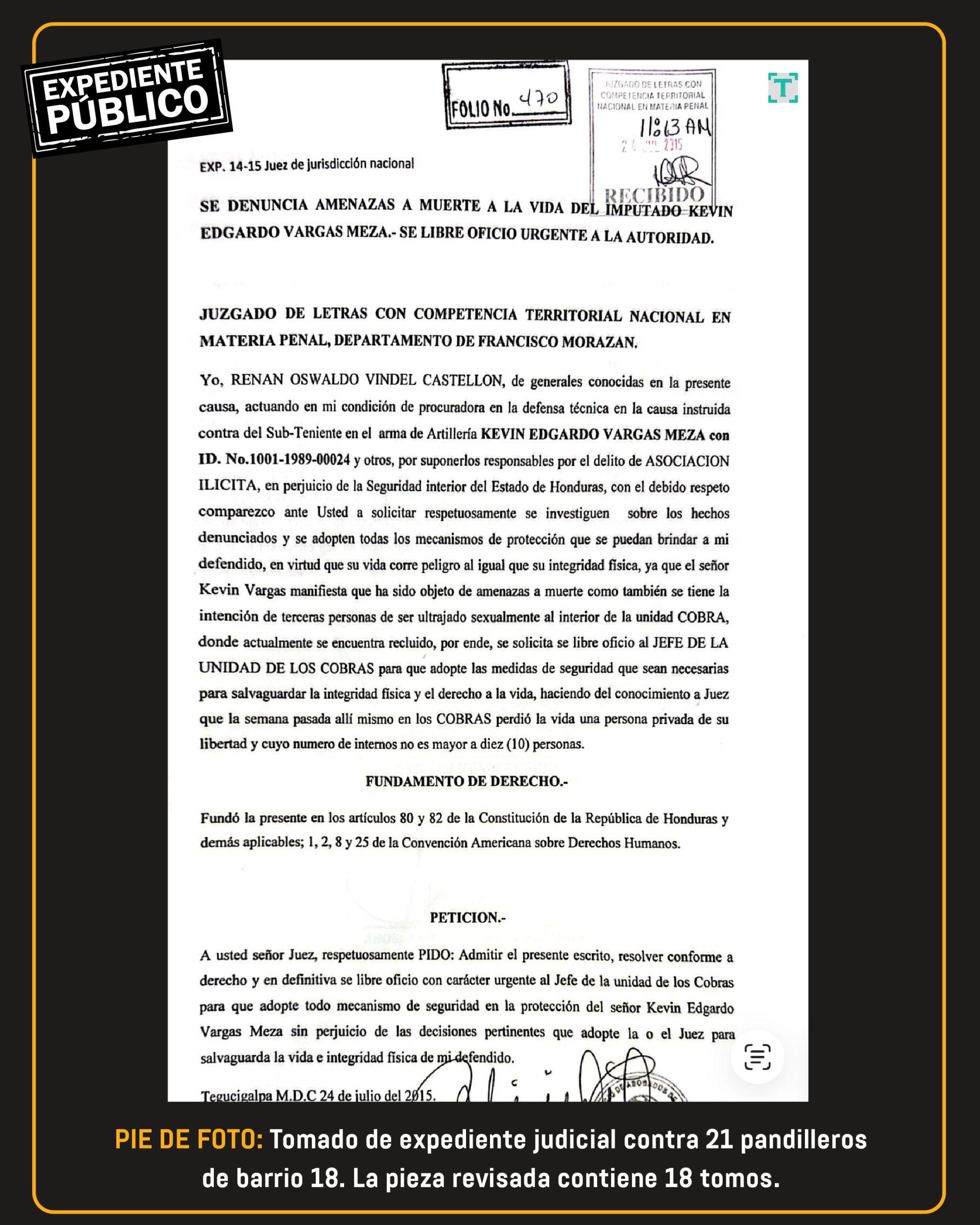 Los narcomilitares nunca se fueron de Honduras 