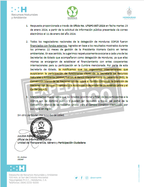 2.3 millones de dólares costó el viaje de la comitiva oficial de Honduras a Dubái