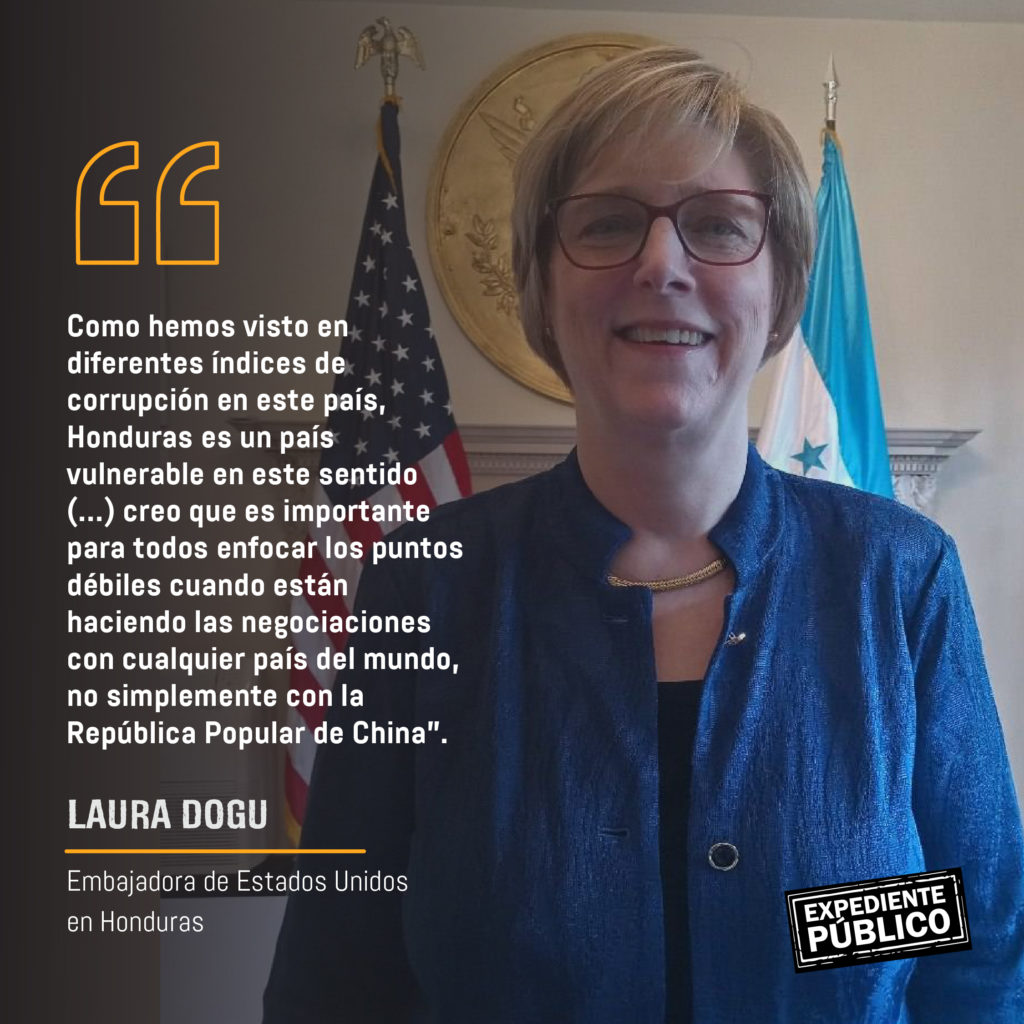 Embajadora Laura Dogu: Deben asegurar que negocios con China beneficien a Honduras