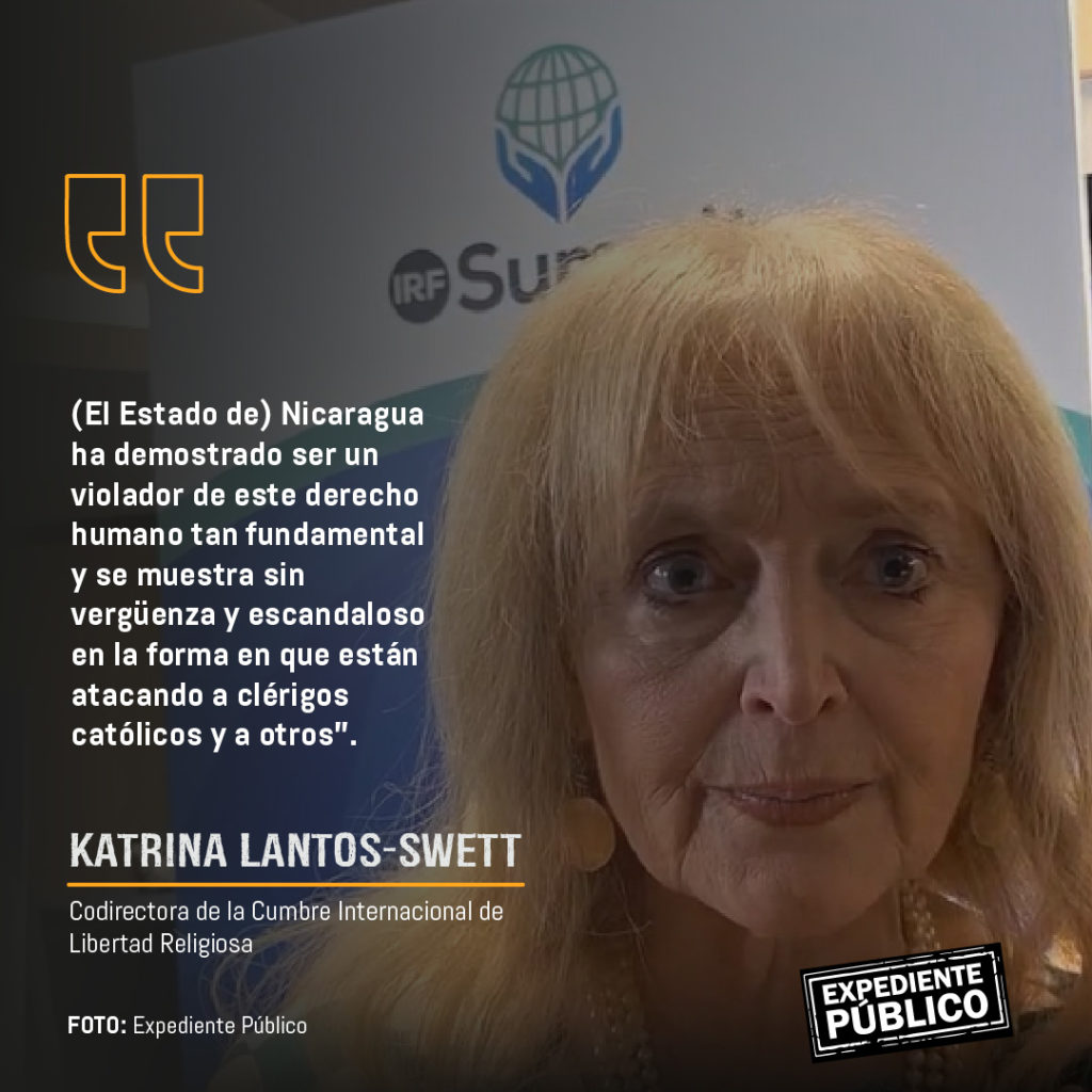 Persecución contra la Iglesia en Nicaragua hace eco en Cumbre sobre la Libertad Religiosa