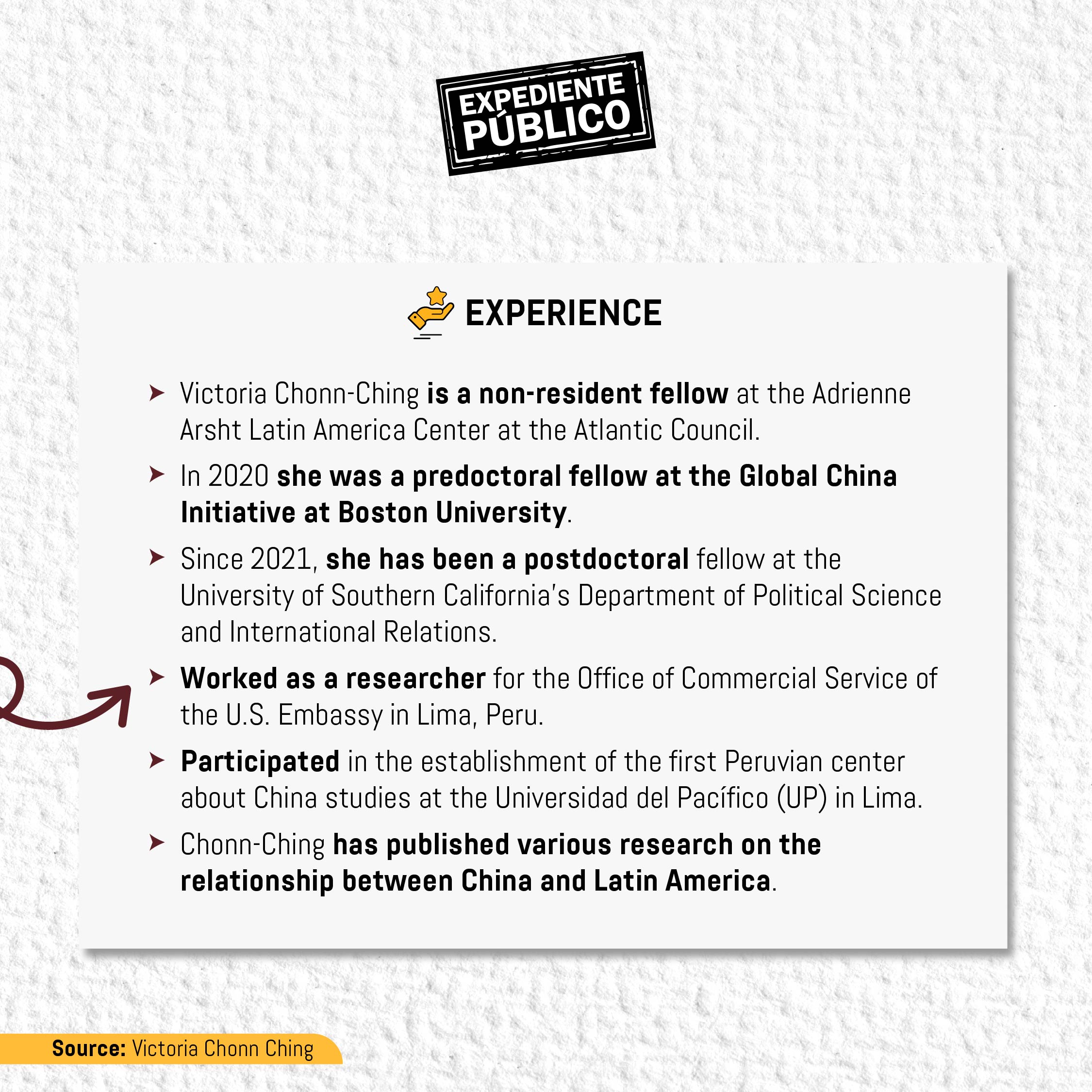 Victoria Chonn Ching: Central America must learn to negotiate with China