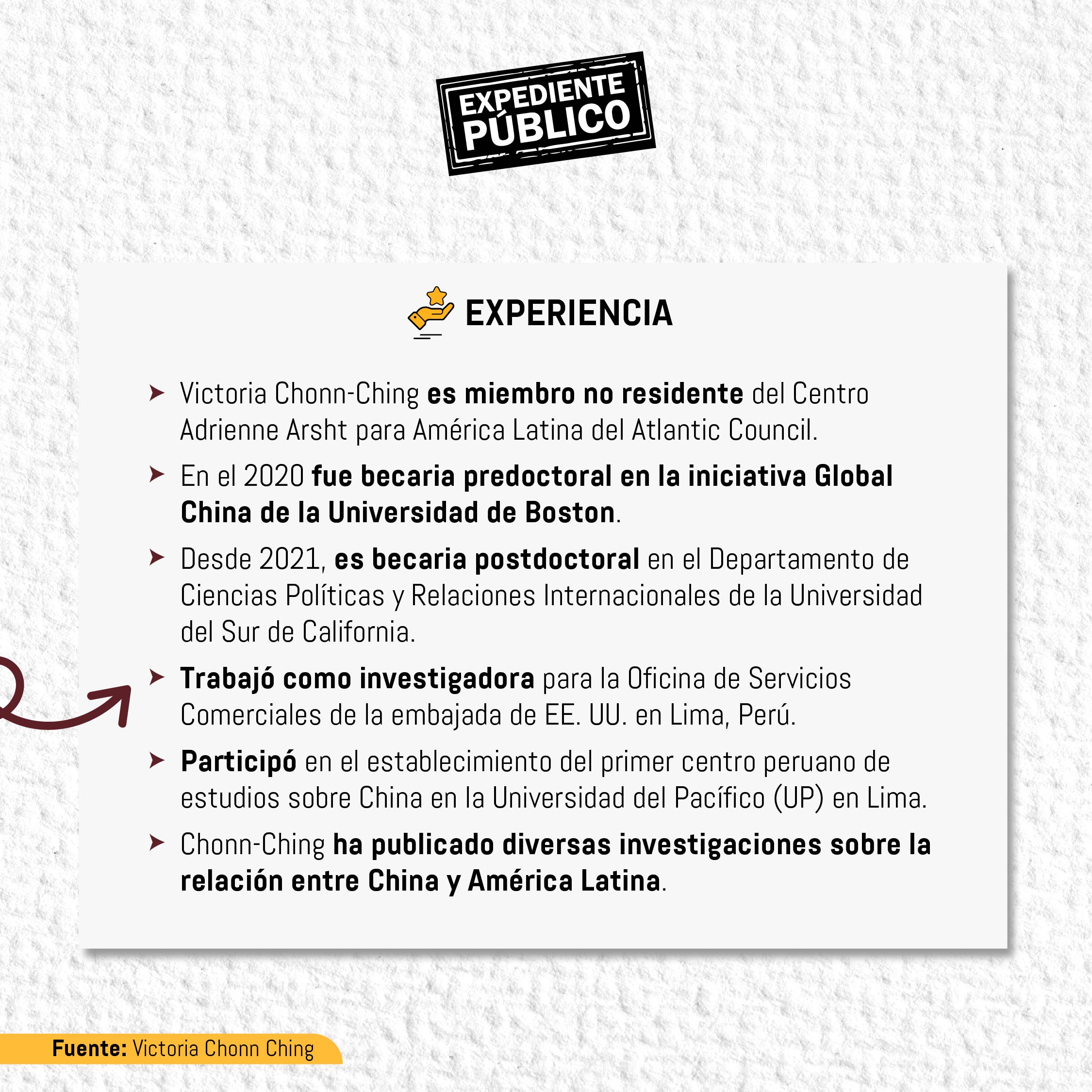 Victoria Chonn Ching: Centroamérica debe aprender a negociar con China