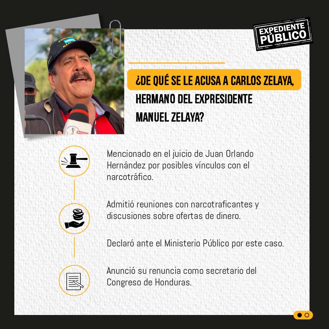 ¿Quiénes son los narcotraficantes con los que se vincula a la familia Zelaya en Honduras?