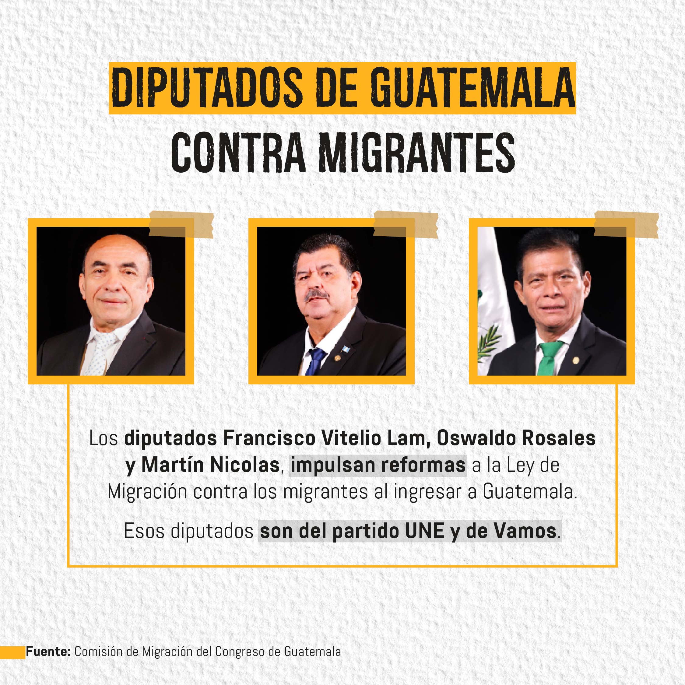 Legisladores pretenden criminalizar a migrantes que pasen por Guatemala