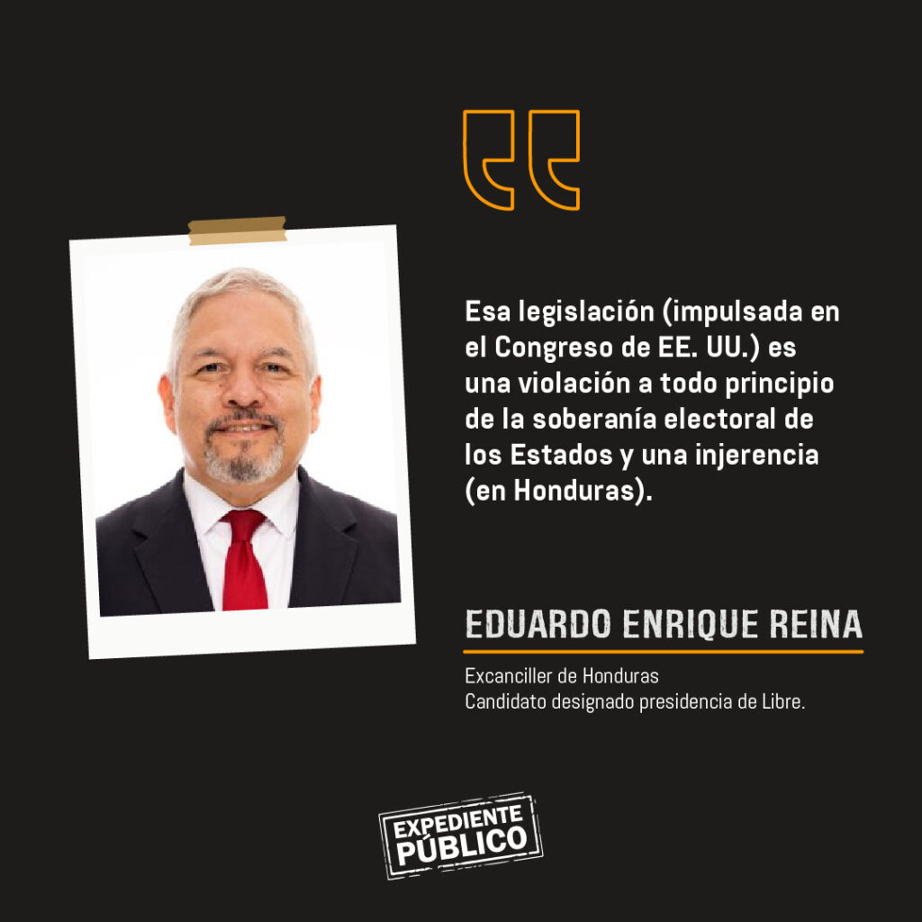 Congresistas de EE. UU. buscan monitorear las elecciones de Honduras a través de una ley