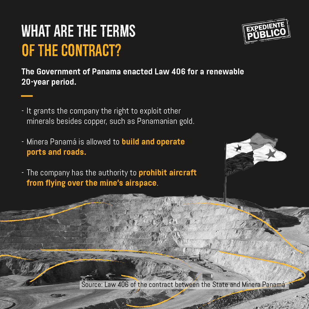 China is behind open-pit mining in Panama