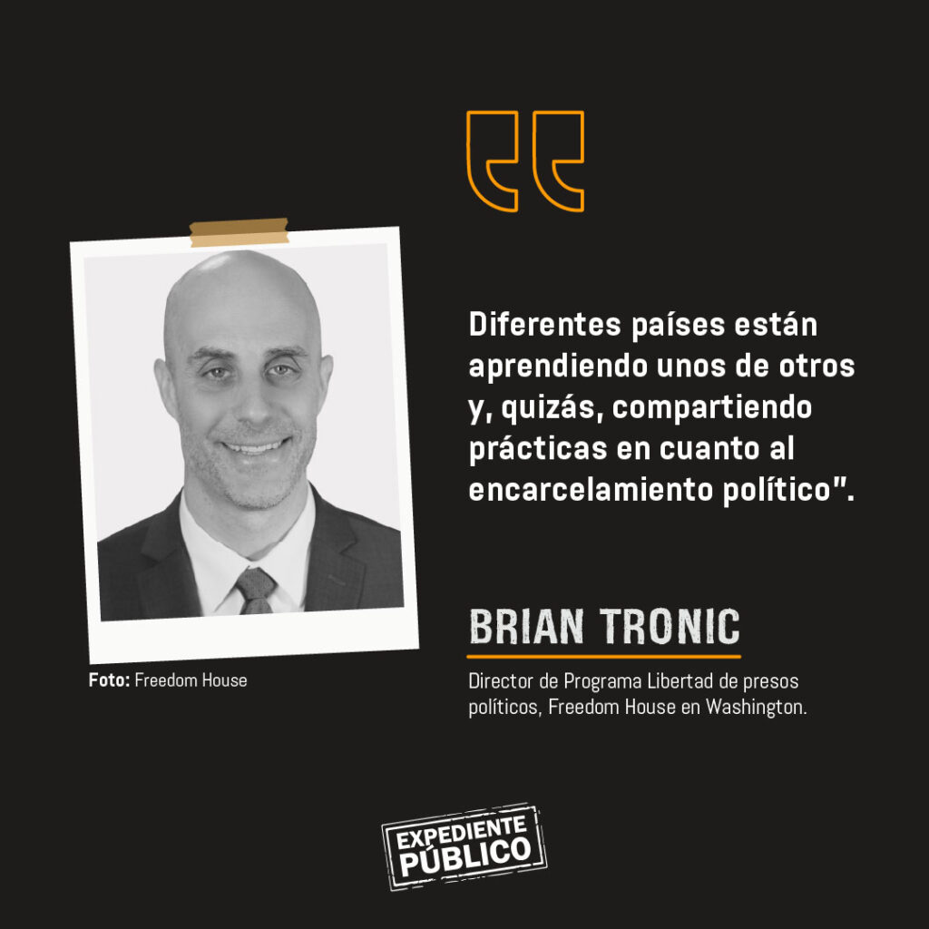 Freedom House denuncia una “pandemia” de presos políticos