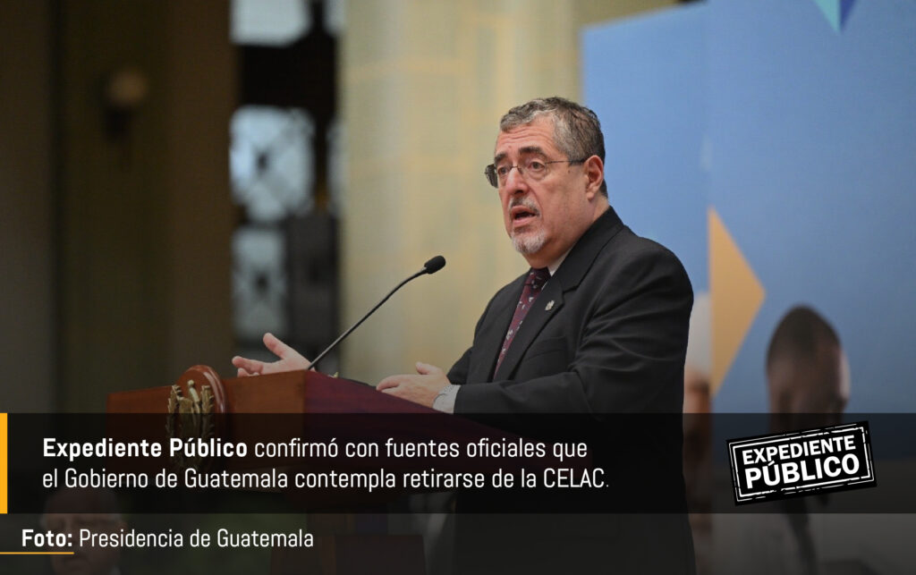 Guatemala se desvincula del comunicado de la CELAC que rechazó despliegues militares de EE. UU. en el Caribe