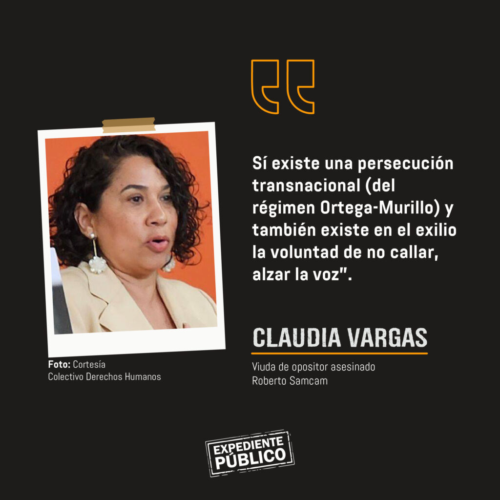 Nadia Robleto: “Soy un retrato vivo de la persecución transnacional de Daniel Ortega”