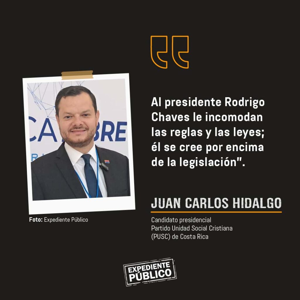 Juan Carlos Hidalgo propone policía extranjera en Costa Rica 