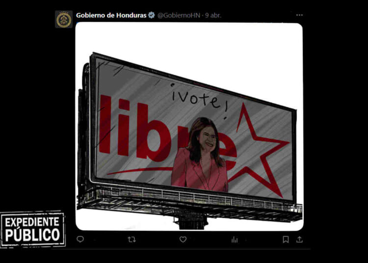 Funcionarios usan cuentas oficiales para la campaña de Rixi Moncada