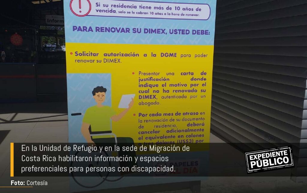 Exiliados nicaragüenses con discapacidad, sin atención médica