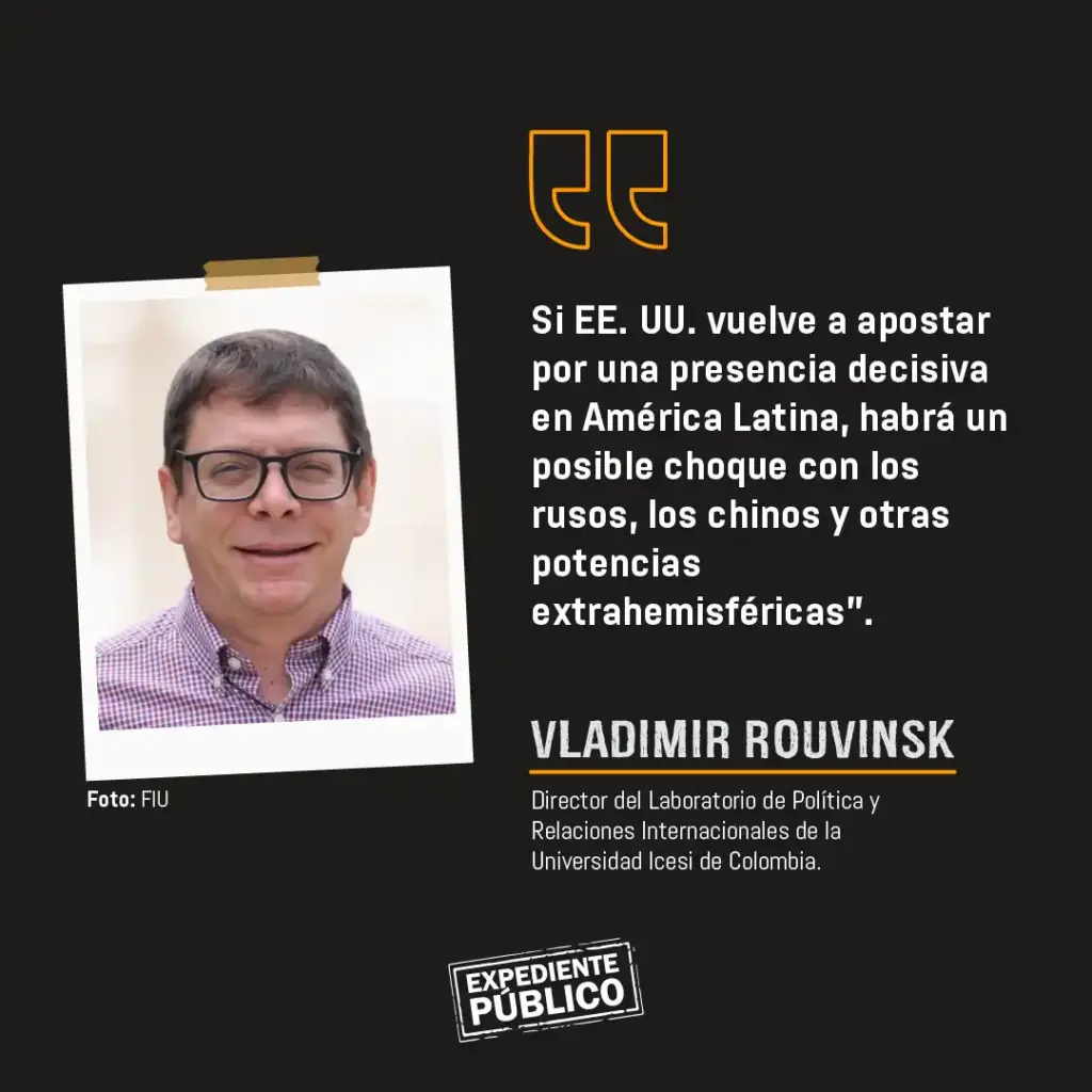 Vladimir Rouvinski: Moscú impulsa a políticos “que pueden favorecer la posición rusa” 