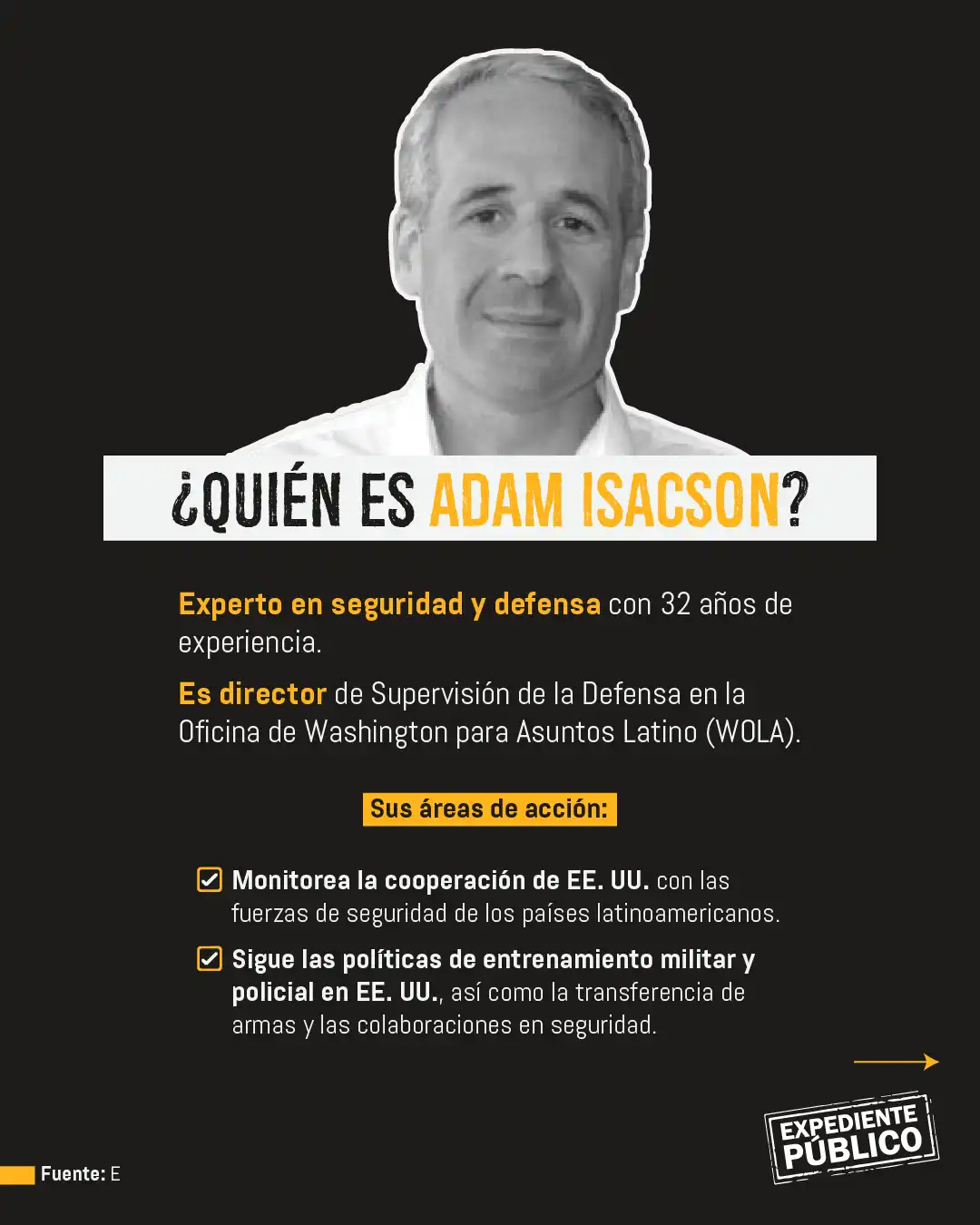 Adam Isacson: la política migratoria de EE. UU. es una ‘olla de presión’ regional
