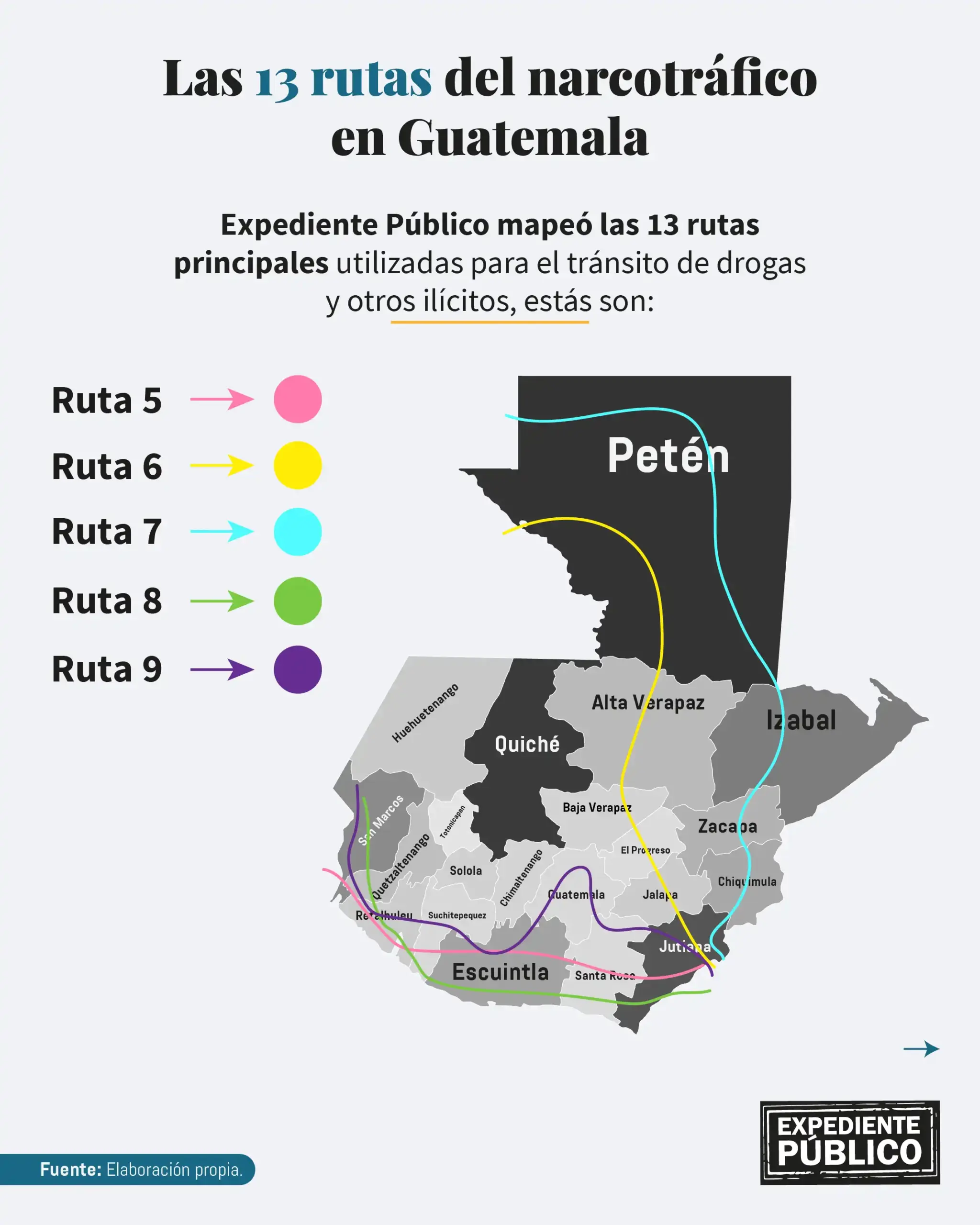 Auge en las rutas terrestres del narcotráfico en Guatemala 