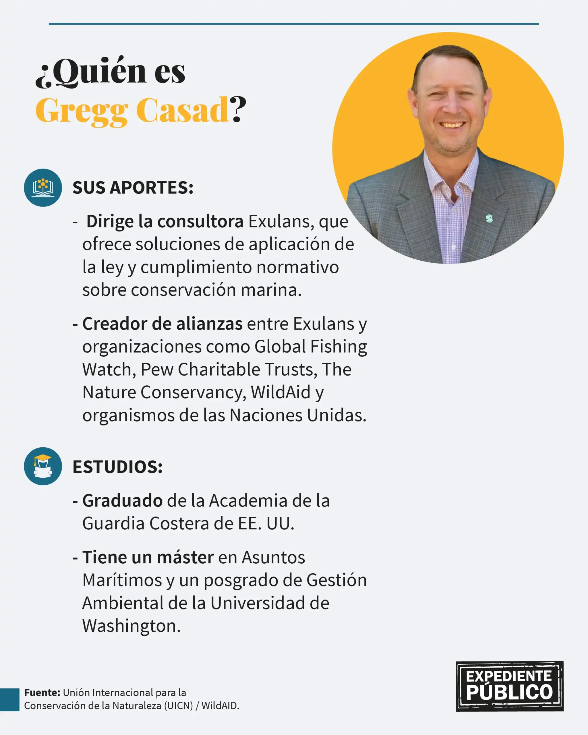 Gregg Casad: urge la cooperación en América Latina para combatir la pesca ilegal 