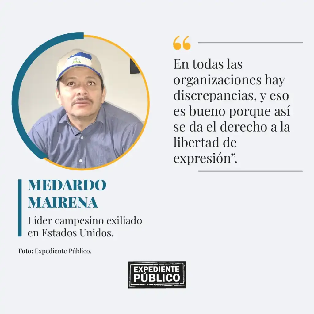 Fisuras y división entre campesinos exiliados