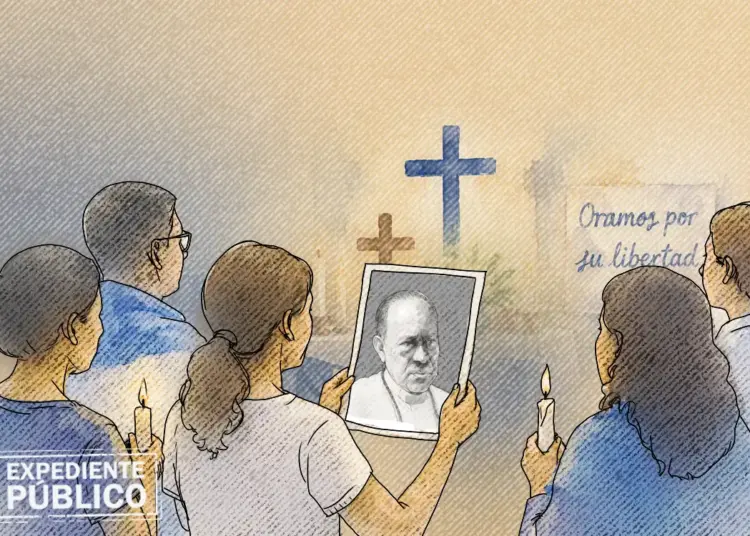 Católicos exiliados piden libertad para el obispo Abelardo Mata en Nicaragua  