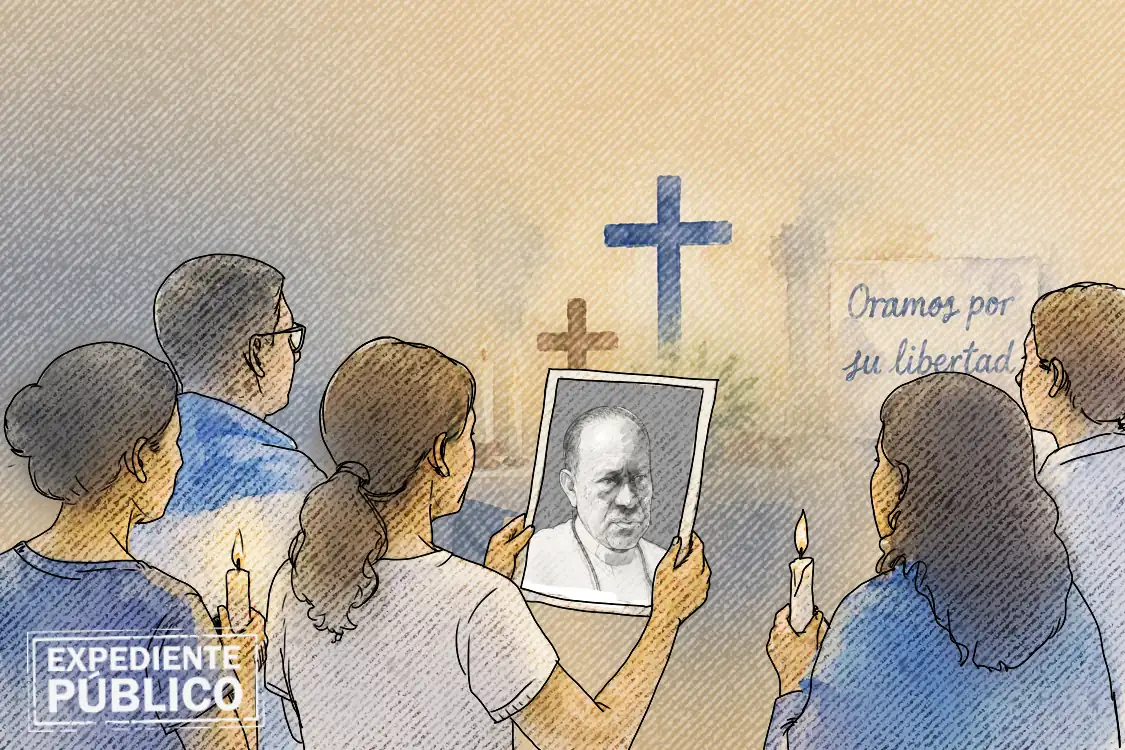 Católicos exiliados piden libertad para el obispo Abelardo Mata en Nicaragua  
