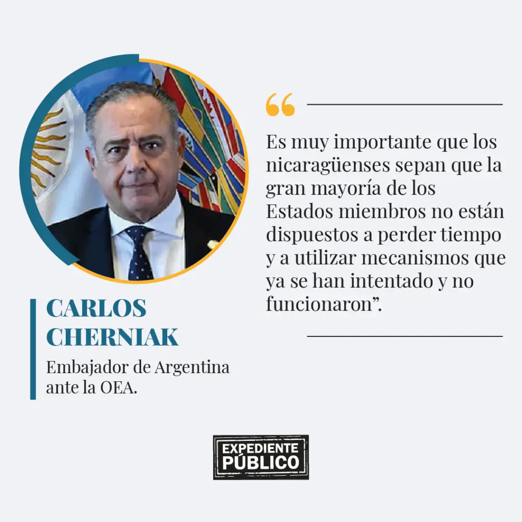 Cancilleres decidirán cómo la OEA bregará con Nicaragua 