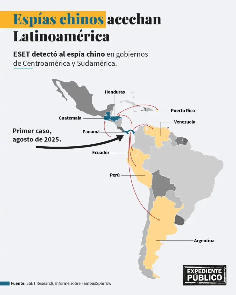 Ciberespías chinos acechan a gobiernos de Centroamérica