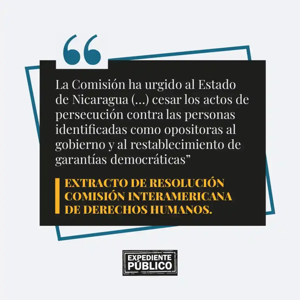 Opresión internacional por desaparición forzada de activista en Nicaragua